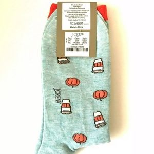 J. Crew Accessories - J Crew Pumpkin Latte Fall Trouser Socks J. Crew Accessories - J Crew Pumpkin Latte Fall Trouser Socks
